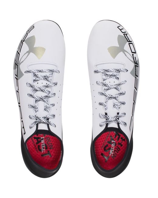 Under Armour Ua Speedform Sprint Pro Track Spikes in White for Men Lyst